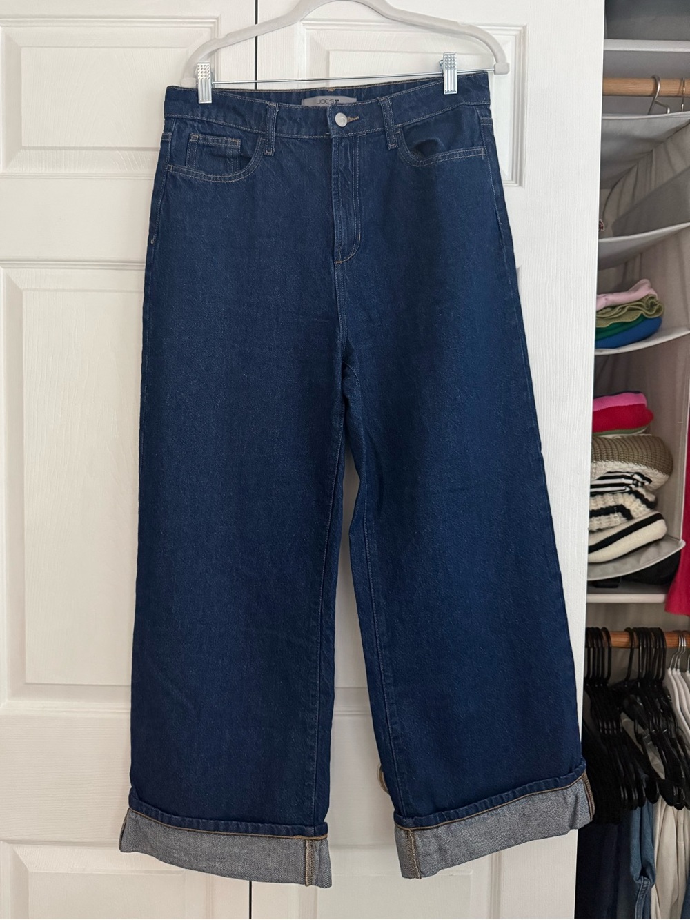 Joes Jeans Wide Leg Dark Blue Women's Jeans